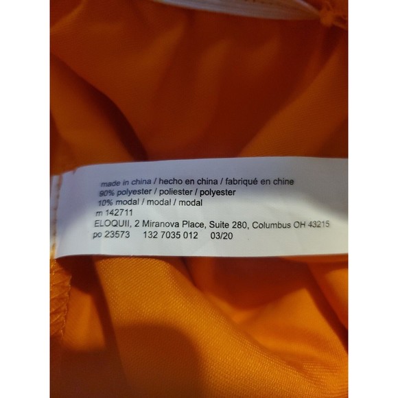 Eloquii Orange Wrap Jumpsuit - Picture 6 of 11